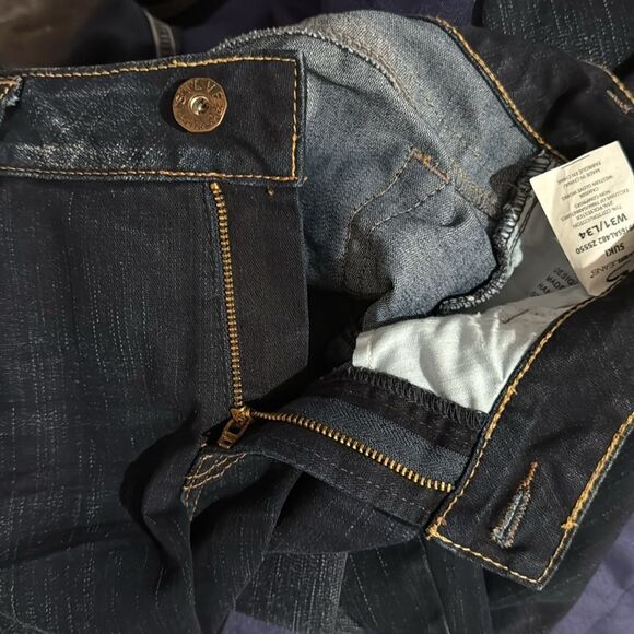 Silver Jeans Womens 31x34 Suki Mid Rise Boot Cut Dark Wash - Picture 8 of 12